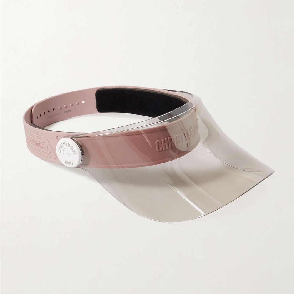 CHRISTIAN DIOR EYEWEAR DiorPacific V1U Perspex & Rubber Visor Pink NEW $780